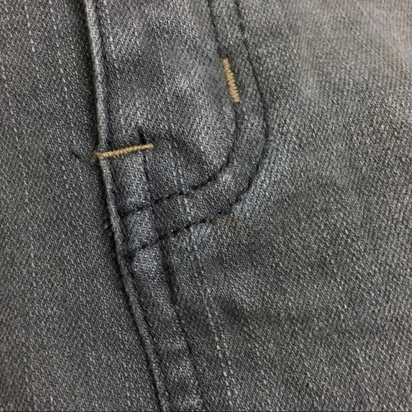 MAKERS OF TRUE ORIGINALS Pencil Skirt Denim Skinny Slim Stretch Grey Size 25 - Picture 8 of 9